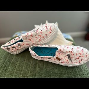Woman’s Blowfish Flamingo 🦩 Deck shoes